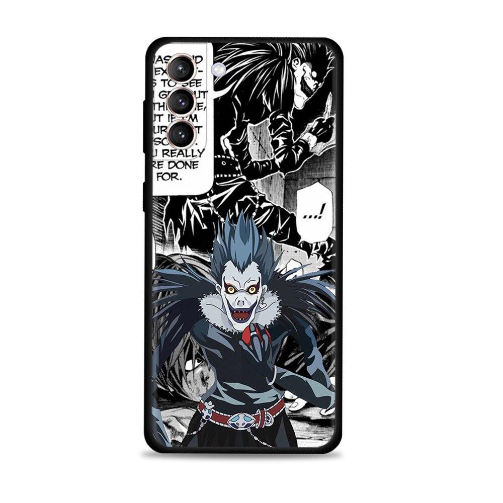 Для samsung s21 чехол Galaxy s20 fe s21 ultra s20 s22 s10 s8 s9 plus s22ultra Note 20ultra 10plus Чехлы Gods of DeathNote Coque