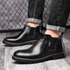 Genuine Leather Men's Boots Luxury Brand Outdoor Work Boots Italian Handmade Designer Business Men Casual Shoes Male Ankle Shoes