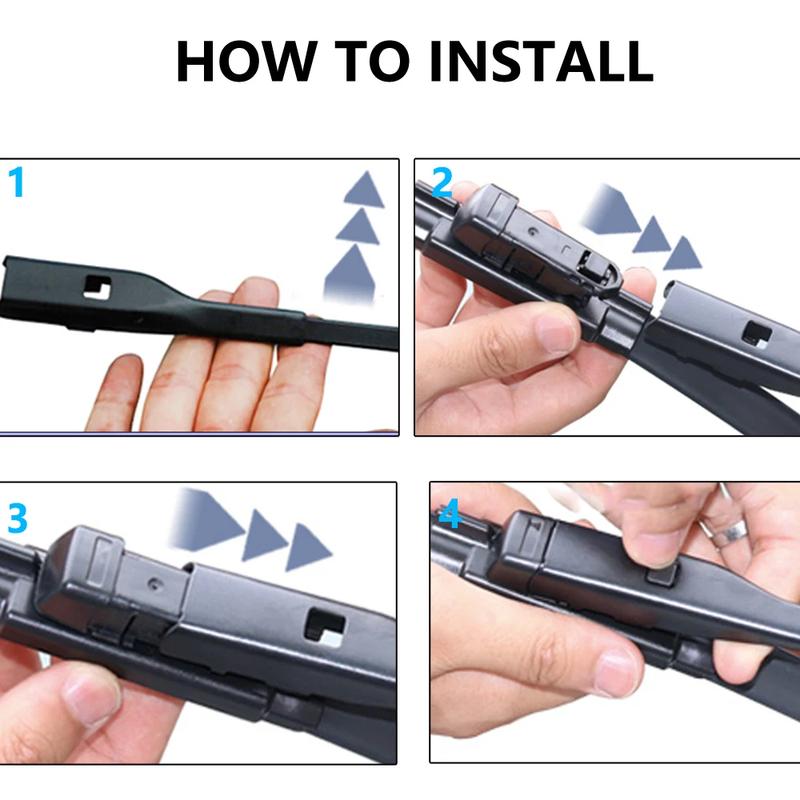 Car Front Wiper Blades For Zeekr 001 Accessories -2025 Durable Noise Reduction Windshield Windscreen Wipers Tools
