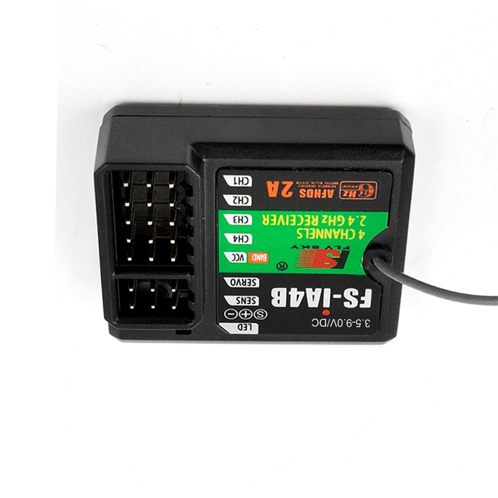 FS-iA4B RC Car Boat Receiver 2.4GHz 4CH 3.5-9.0V for FS-I10 FS-I6 FS-GT2F FS-GT2G FS-IT4S FS-I6S System Remote Controller