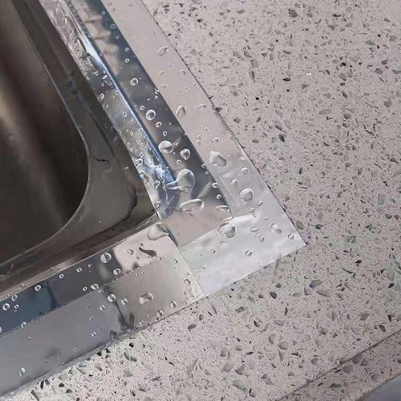 Водонепроницаемые и маслостойкие наклейки. Устойчивая к высоким температурам алюминиевая фольга. Кухонная плита. Зазор в раковине. Наклейки на швы для красоты.