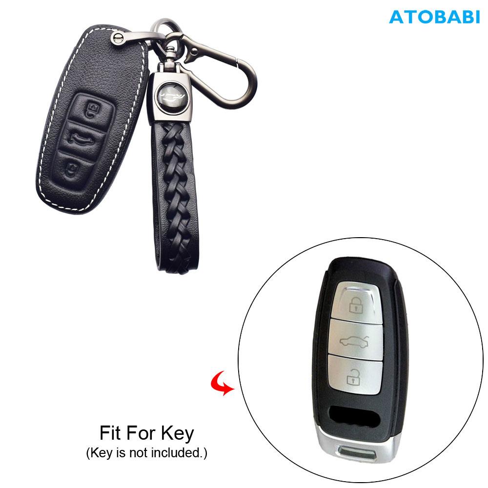 Кожаный чехол для ключей от машины, брелок с дистанционным управлением, защитная крышка, автоаксессуары для Q2 Q3 Q5 Q7 TT A1 A3 A4 A5 A6 A7 A8 S3 S6 R8 RS3 RS6 TT