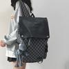 Tooling Style Backpack Male High School College Student Schoolbag Female Junior High School Student Large Capacity Soft Travel Computer Backpack Trend