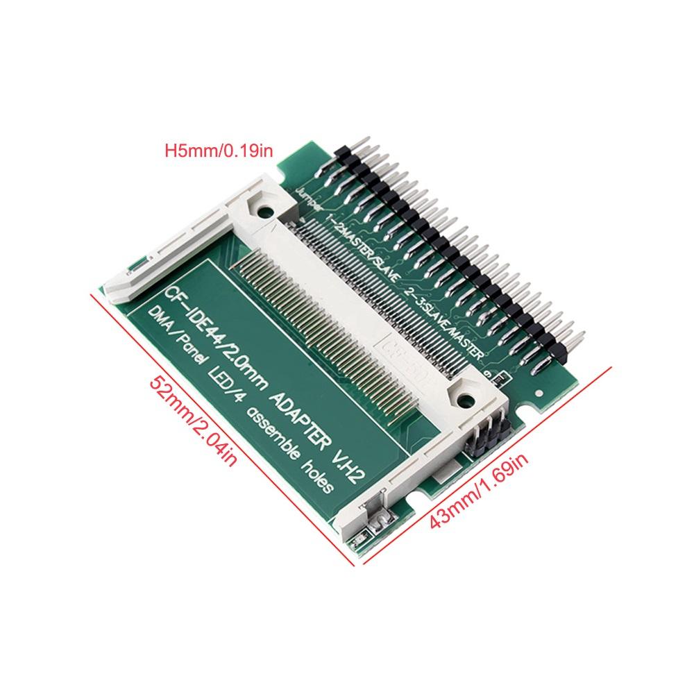 Cf To Ide Adapter Cf Compact Flash Memory Card To 2.5" 44Pin Male Ide For Laptop