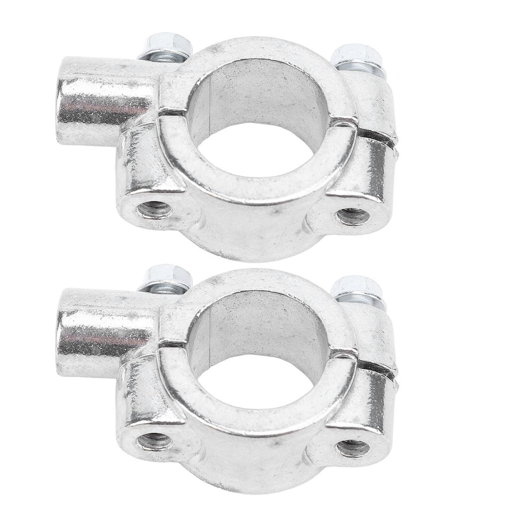 2 шт. Крепление зеркала на руль мотоцикла, зеркало заднего вида, 22 мм, держатель с резьбой, зажим-адаптер для мотоциклов, квадроциклов, скутеров