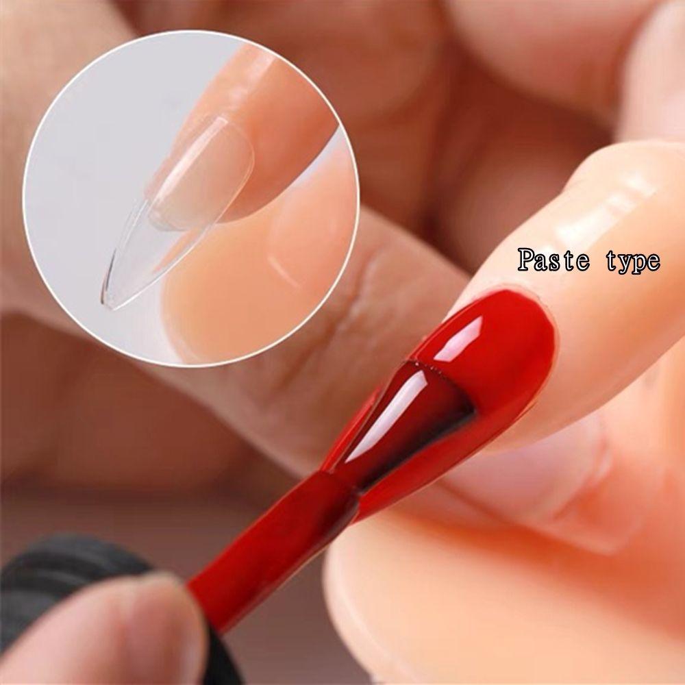 Горячая практика начинающий накладной палец модель выставка работ обучение искусству ногтей стенд симуляция