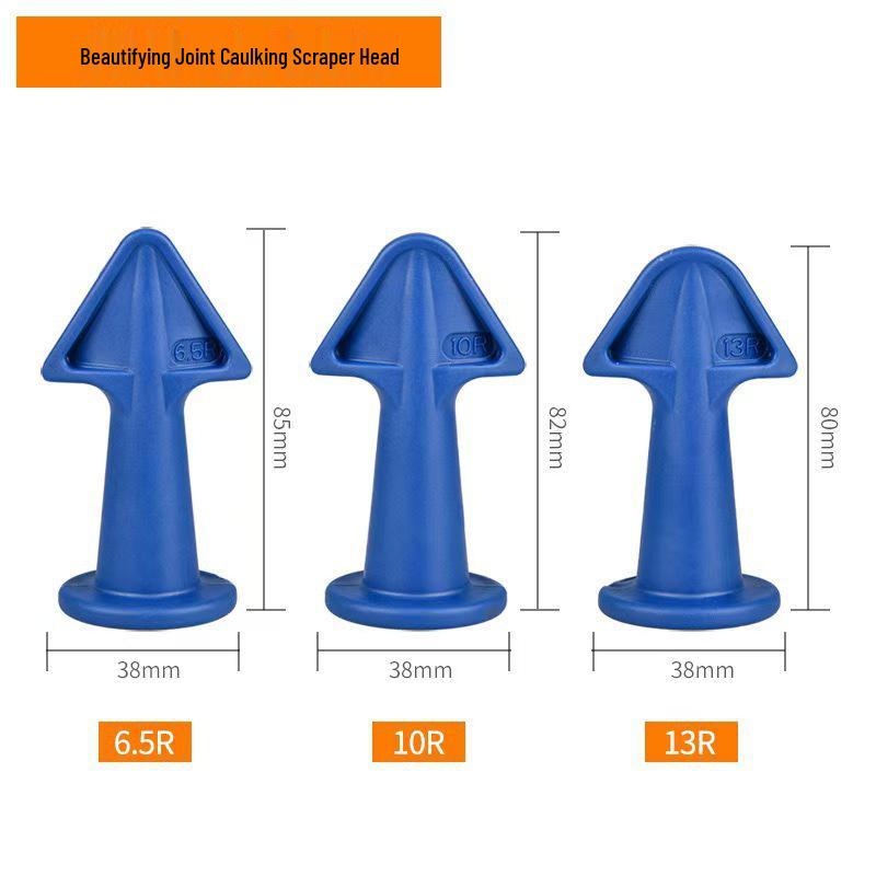 Silicone Sealant Nozzle Kit: Caulking & Sealing Tips with Glue Scraper