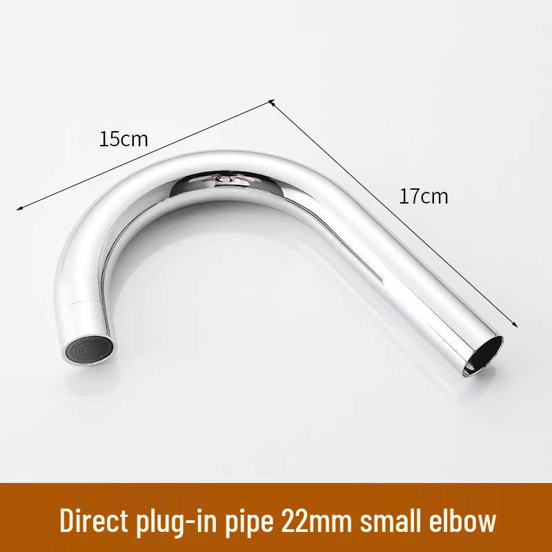 Универсальный кухонный излив для смесителя из нержавеющей стали, с одной ручкой, поворотный для холодной/горячей воды, с большим изгибом для ремонта раковины