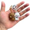 Kawaii Bubu and Yier Magnetic Hug Keychain Backpack Omaments Cartoon Panda Bubu and Dudu Magnetic Pendant Keychain Gift Toy