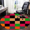 1pc Checkerboard Carpet for Office, Non-slip, Soft and Durable Office Rug, Perfect for Office yy260128097