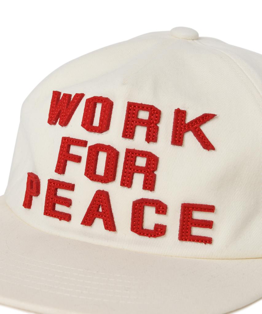 Кепка AMOU Work For Peace с 5 панелями, цвет слоновой кости
