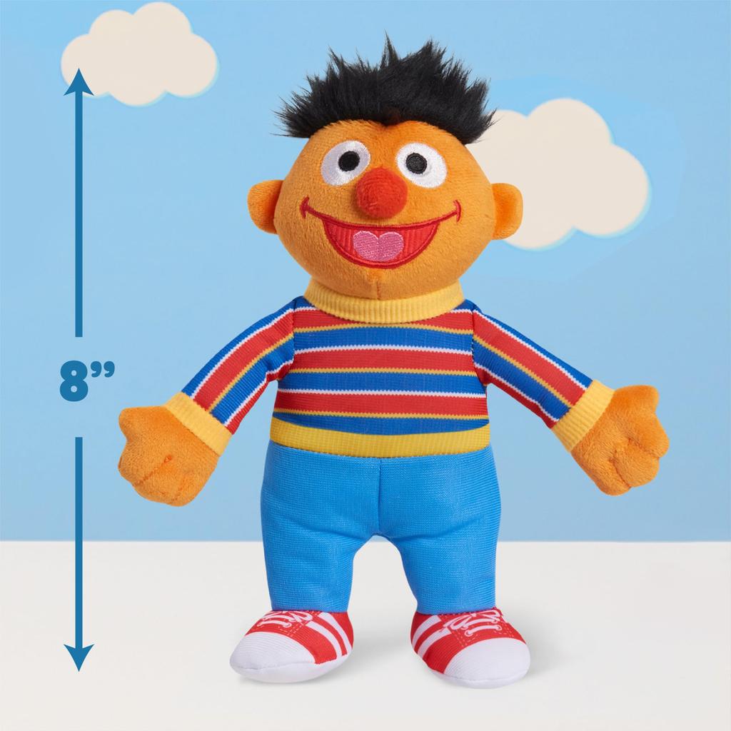 Just Play Sesame Street Friends Ernie Plush Toy 8-inch