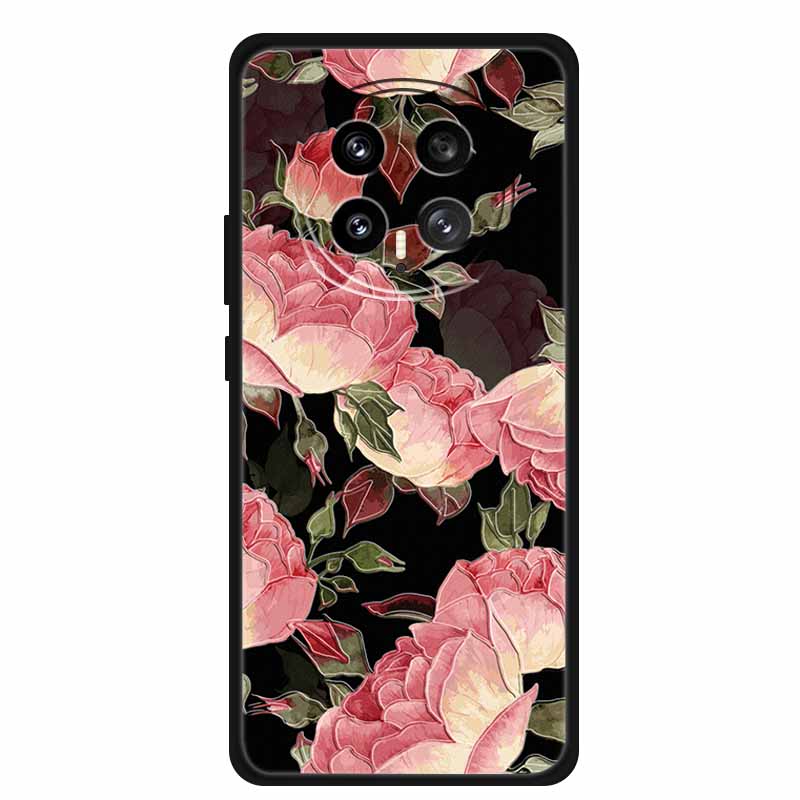 3D Emboss Case For Honor Magic 8 5G Phone Case 8 Pro Flowers Silicone Soft Coque Funda For Honor Magic8 Pro Back Cover Case Bag