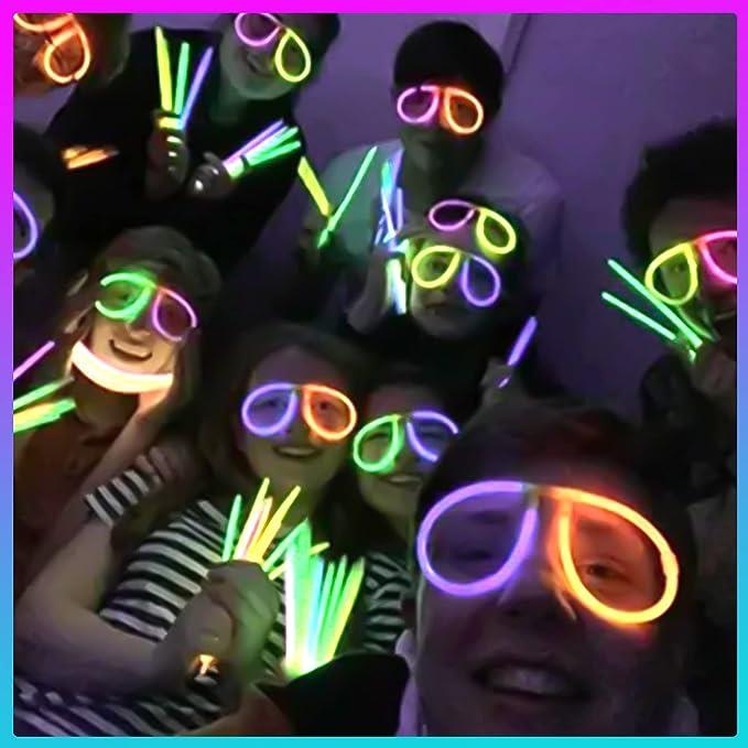 Glowing Bracelets Headbands Fluorescent Sticks 100 Firefly Sticks
