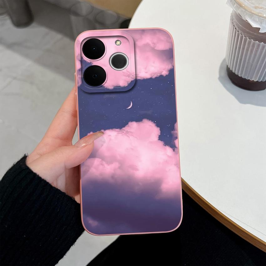 Чехол для телефона Realme Note 70 70T 60 4G Красивые Бабочки Облака Мягкий Силикон Прочный Корпус Для Realme Note70 70T Задние Крышки