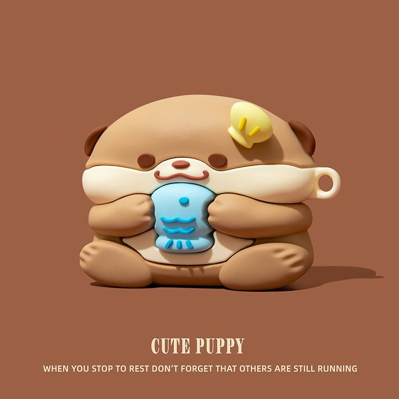 Для AirPod 1 2 Чехол 3D Собака Мопс Мультфильм Мягкие силиконовые чехлы для наушников Для Apple Airpods Pro Чехол Милый чехол для AirPod 4