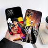 One Piece Luffy Soft Shell Phone Case for iPhone 16 15 14 13 12 Pro Max Plus Mini