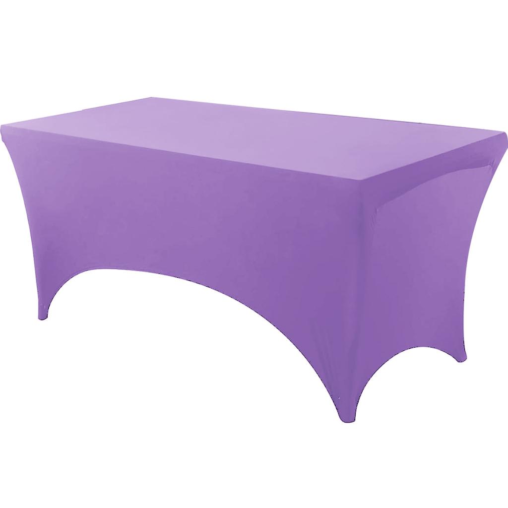 Скатерть спандекс плотно облегающая моющаяся и устойчивая к складкам стрейч прямоугольная для патио мероприятия свадебных вечеринок чехол на стол