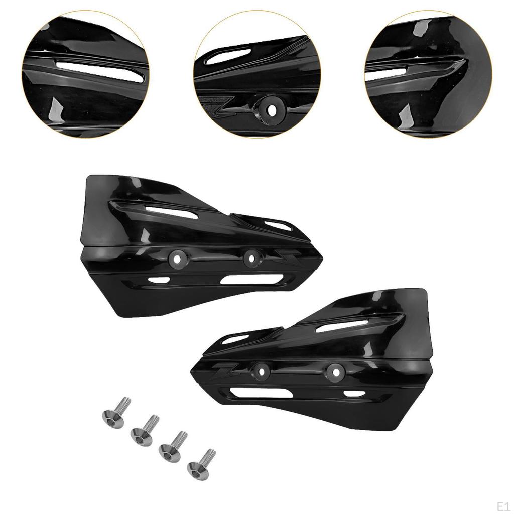 Мотоциклетные щитки для рук, передние, левые, правые, простая установка, ветрозащитные щитки для руля