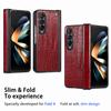 Тонкая складная сумка для мобильного телефона, кожаный чехол для Samsung Galaxy Z Fold 4 5g Fold4 Fold3 Fold 3 Zfold4, простой складной защитный чехол