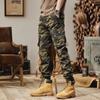 Весенние и осенние камуфляжные рабочие брюки с несколькими сумками, мужские модные брендовые повседневные брюки American High Street, свободные брюки-харен