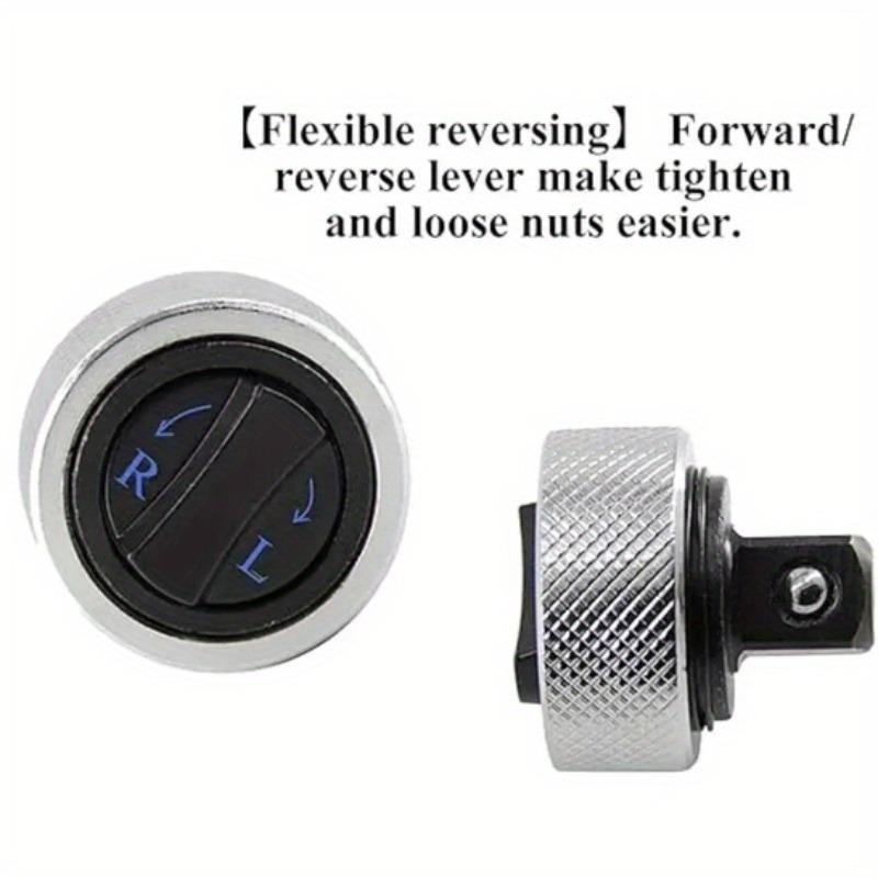 3 шт. Мини-торцевой ключ с трещоткой, цельнометаллический торцевой ключ с трещоткой для ладони и пальцев, набор из 1/4" 3/8" 1/2"