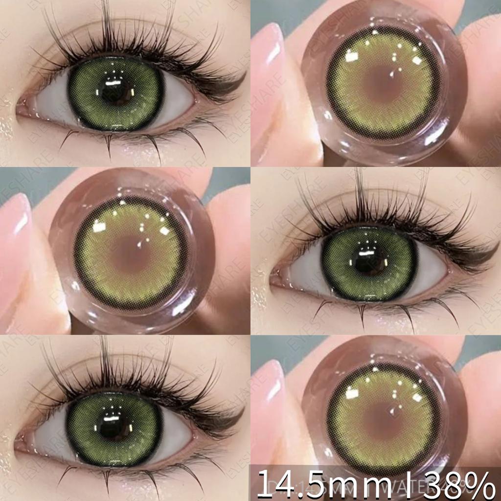 Eyeshare Colored Contact Lens For Eyes DIAMOND Series Color Contact Lens Eye Contacts Colored Cosmetic Lenses Yearly 2pcs/pair