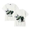 Men's 3D Printed T-Shirt Panda Pattern Print Short Sleeve O-Neck Pullover Casual Top