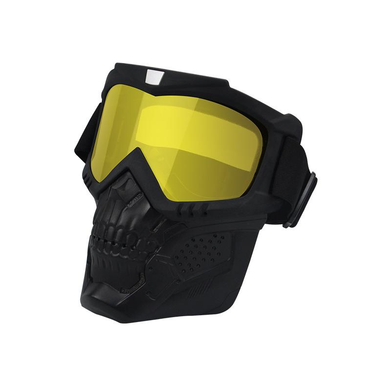 Motorcycle off-road goggles Harley rider face mask outdoor riding wind and dust protection goggles