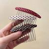 Non-Slip Hair Combs Polka Dot Bangs Hair Clip New Hairpin  for Princess Hair Accessories