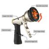 Pressure Garden Ring Hose Spray Nozzle 9 Adjustable Patterns, Anti-Rust Non-, Made of Alloy
