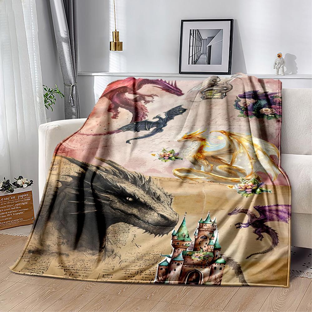 Gothic Style Blanket Warmthful Decor Great for Bed Office Picnics Four Seasons Multipurpose Stylish Decor Ideal Gift For Birthday Valentine'S Day