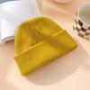 Winter Out Warm Melon Fur Hat, Knitted Hat Women, Knitted Hat Men's Solid Color Versatile Couple Pullover Hat
