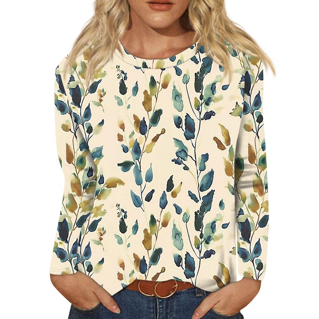 Женские рубашки с длинным рукавом и круглым вырезом, базовая футболка, повседневный топ, осенняя модная туника, облегающие футболки