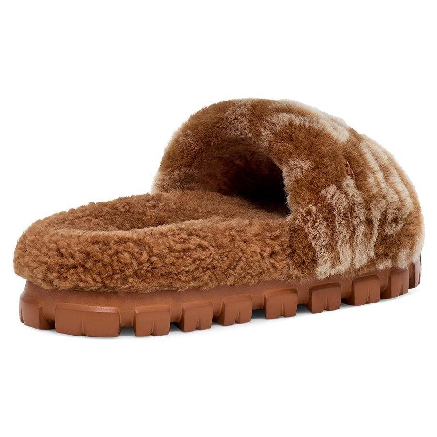 UGG Шлепанцы с логотипом 'Коричневые' Женские 1148770-HWD