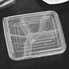 Baichufang 5-Compartment Disposable Plastic Food Containers