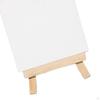 5x Mini Canvases with Easel Sets, Painting Canvas and Easels Portable Foldable Kits