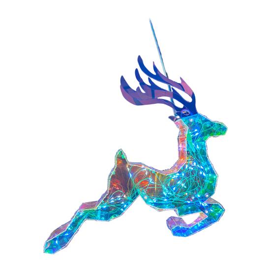 Светодиодные рождественские украшения, красочные светящиеся украшения для елки, USB-плагин, рождественские украшения для внутреннего и наружного освещения, праздничная атмосфера