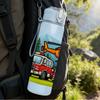 1PC Fire Truck Rescue Vehicle 750ml Color Plastic Sports Water Bottle Leakproof Flip Straw Lid Suitable for Sports Office Home Use