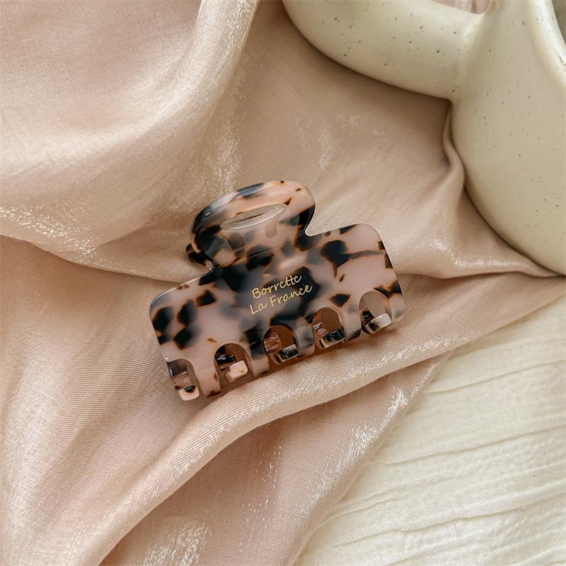 Заколка-краб из высококачественного ацетата Русалочка 2024 для женщин - Маленькая заколка-автомат для волос на весну/лето