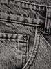 Jigga Wear New Outline Men's Super Baggy Jeans Gray XXL