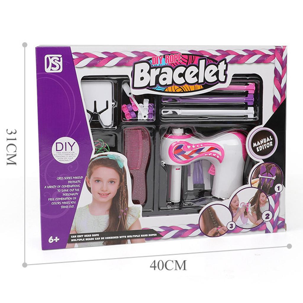 Hair Braid Machine Automatic Hair Braid Kits Weave Pigtails Machine Braiding Hairstyle Twist Machine For Girls Children DIY Toys