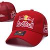 Весна и Лето Новая Сетчатая Кепка Вышитая Красный Бык Бейсболка Snapback Мужская и Женская Кепка Козырек Уличная Универсальная Шляпа
