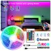 LED Usb Strip Lights 5050 RGB 16 Colours Changing Warm Led Remote Strip Light for Bedroom Living Room TV Kitchen DIY Decoration