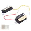Guitar Pickup Ceramic Magnet Double Coil Volume Control Musical Instrument Parts ReplacementBlack