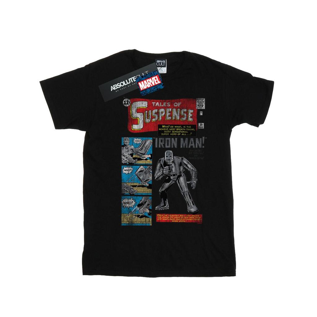 Marvel Mens Iron Man Distressed Tales Of Suspense T-Shirt