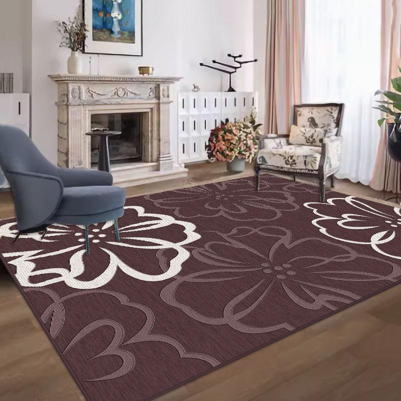 Прочный, простой в уходе ковер для гостиной и спальни, идеально подходит в качестве грязеотталкивающего прикроватного коврика.; можно стирать для удобства.