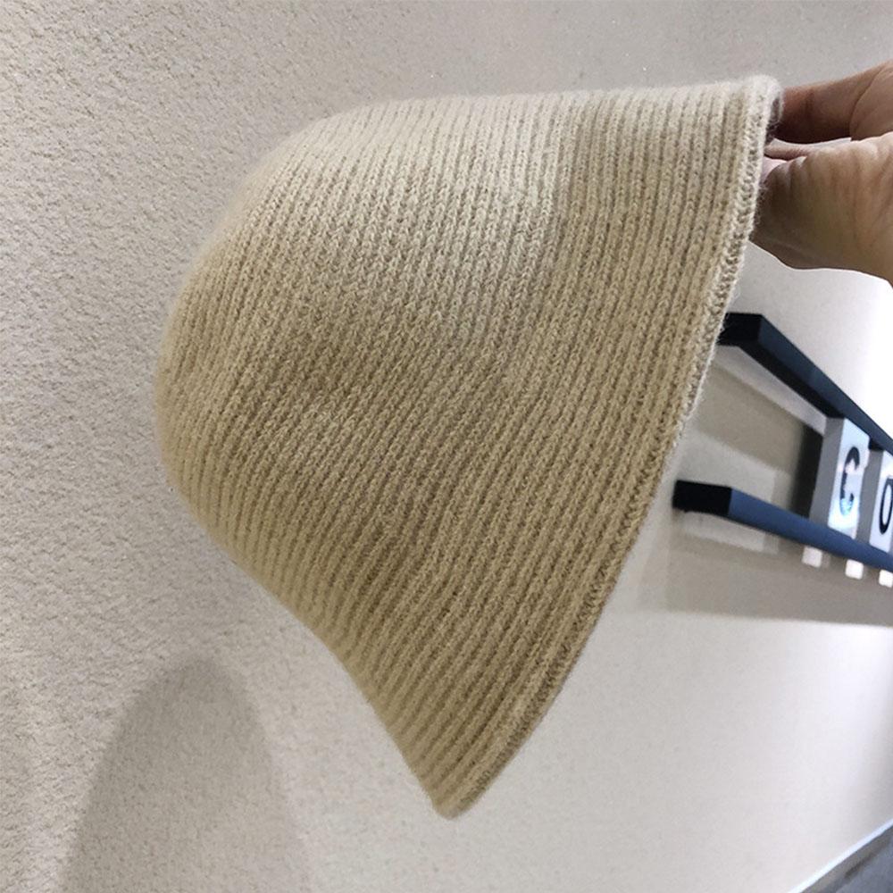 Fashion Women Winter Knitted Thicken Autumn Bucket Hat Warm Hats Felt Wool Hat Fishing Cap
