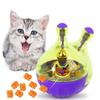 1PC Pet Dog Fun Mouse Bowl Feeder Cat Feeding Interactive Toys Pets Tumbler Leakage Food Ball Pet Training Exercise Fun Bowl