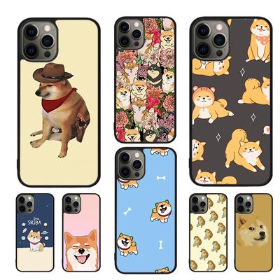 Чехол для телефона с милым рисунком Шиба-ину для iPhone 11, 12, 13, 14 Pro Max mini XR XS SE 2020, 6, 7, 8 Plus, Samsung S21 S22, Fundas